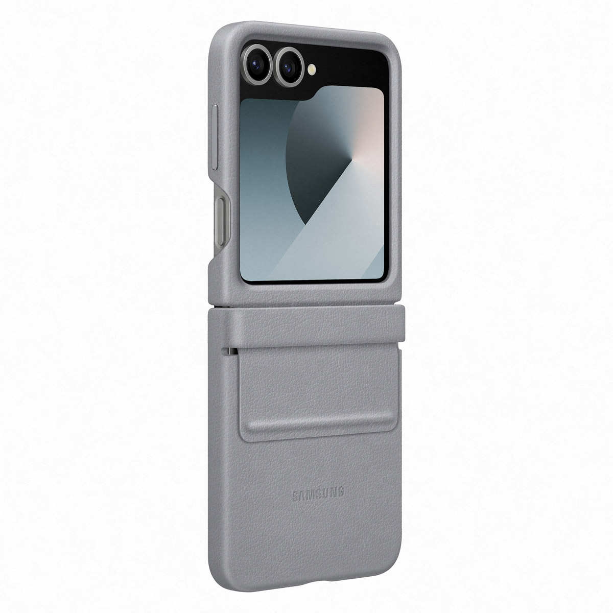Originele KindSuit Vegan Leather Case Samsung Galaxy Z Flip 6 / Flip 7 FE - Gray - Afbeelding 3