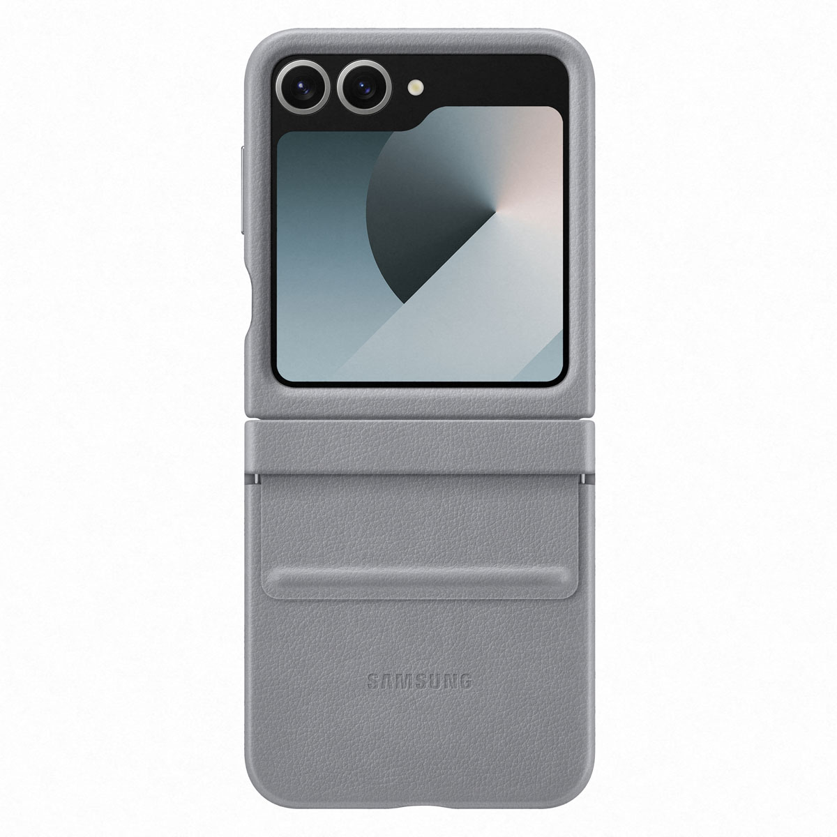 Originele KindSuit Vegan Leather Case Samsung Galaxy Z Flip 6 / Flip 7 FE - Gray - Afbeelding 4