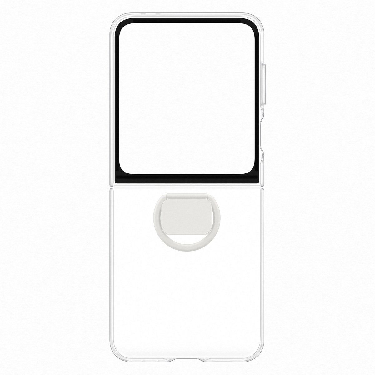 Originele Clear Case Ring Samsung Galaxy Z Flip 6 / Flip 7 FE - Transparent - Afbeelding 6