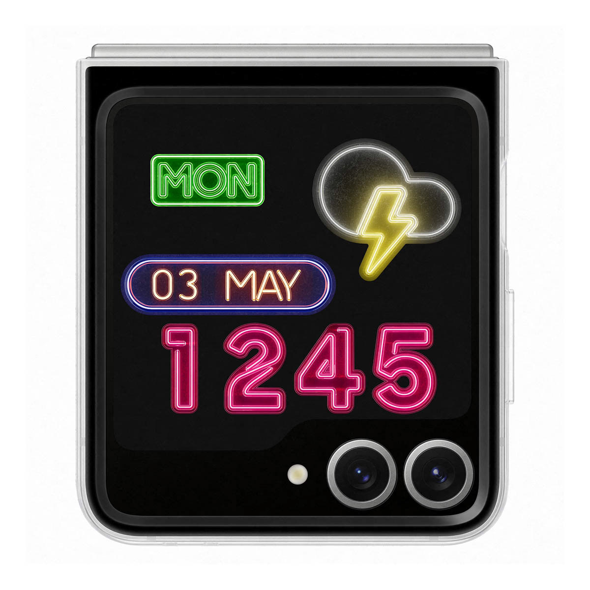 Originele FlipSuit Case Samsung Galaxy Z Flip 6 / Flip 7 FE - Transparent - Afbeelding 4