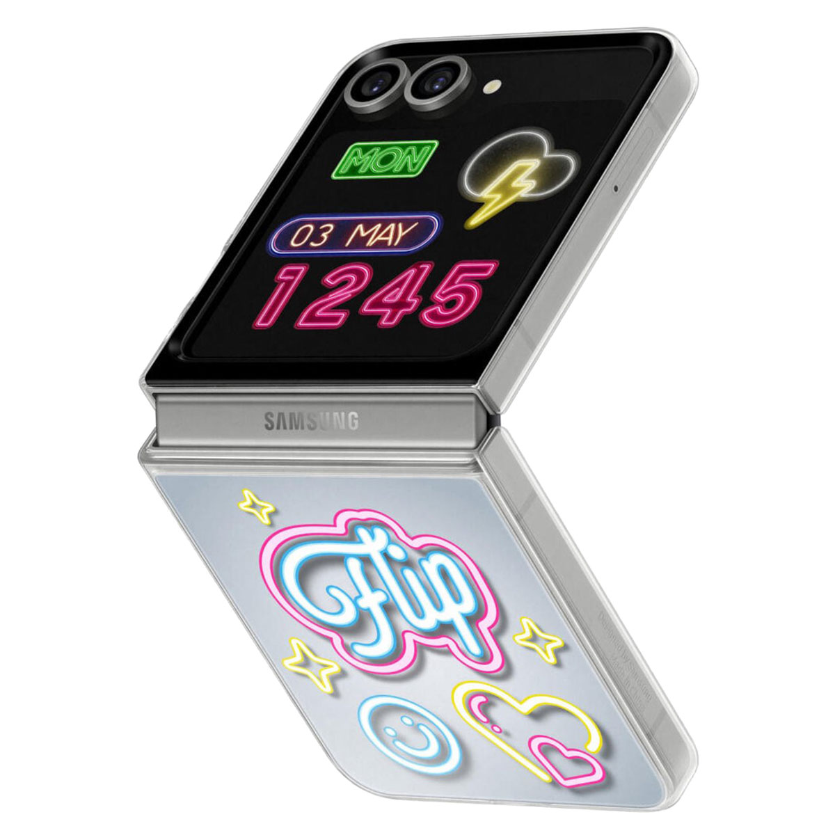 Originele FlipSuit Case Samsung Galaxy Z Flip 6 / Flip 7 FE - Transparent