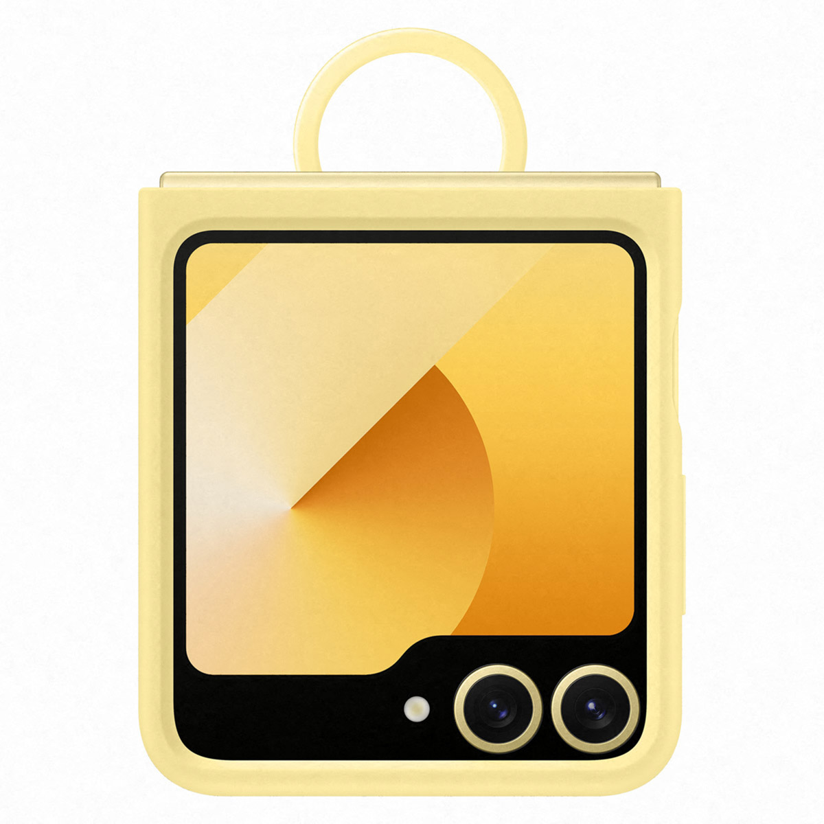 Originele Silicone Cover Ring Samsung Galaxy Z Flip 6 / Flip 7 FE - Yellow - Afbeelding 6