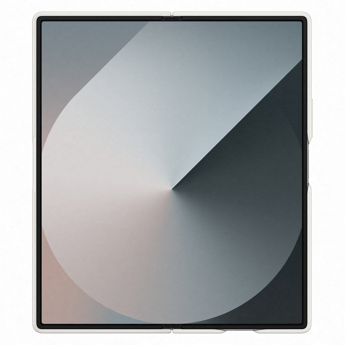 Originele Silicone Backcover met Strap Samsung Galaxy Z Fold 6 - White - Afbeelding 2