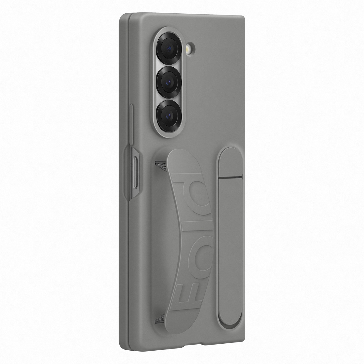 Originele Silicone Backcover met Strap Samsung Galaxy Z Fold 6 - Gray - Afbeelding 3