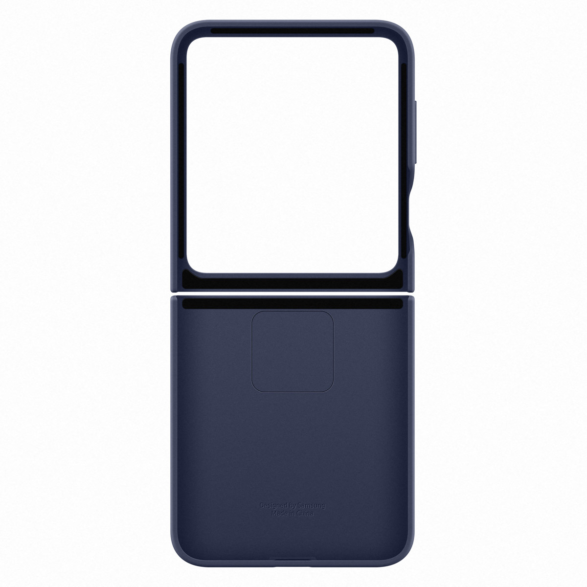 Originele Silicone Cover Ring Samsung Galaxy Z Flip 6 / Flip 7 FE - Navy - Afbeelding 4