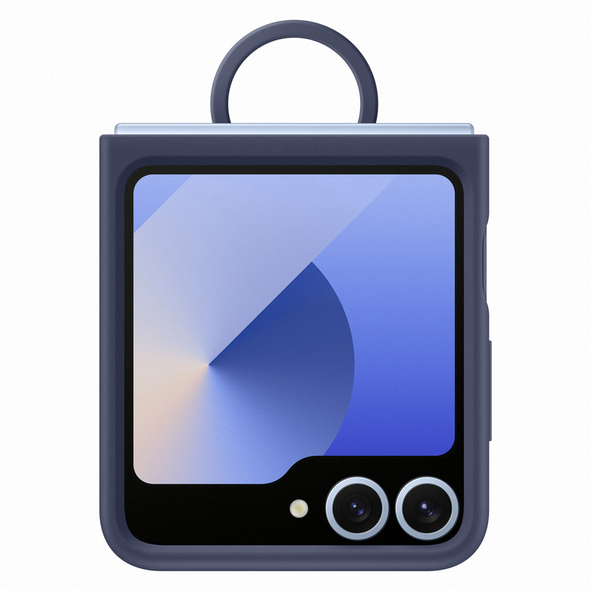 Originele Silicone Cover Ring Samsung Galaxy Z Flip 6 / Flip 7 FE - Navy - Afbeelding 5