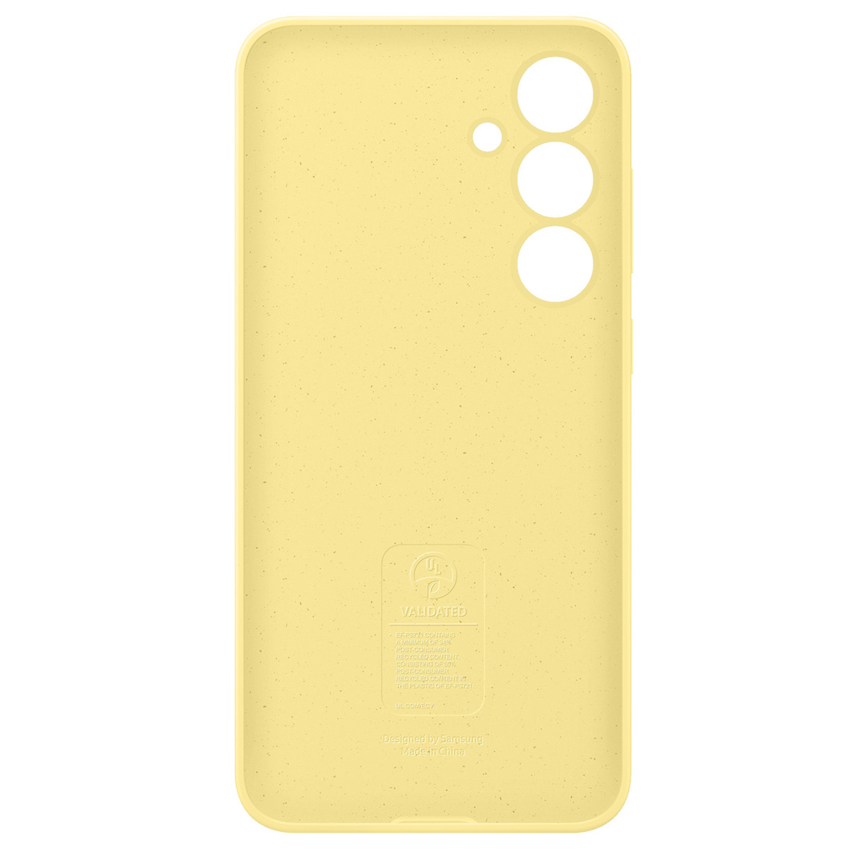 Originele Silicone Backcover Samsung Galaxy S24 FE - Geel - Afbeelding 5