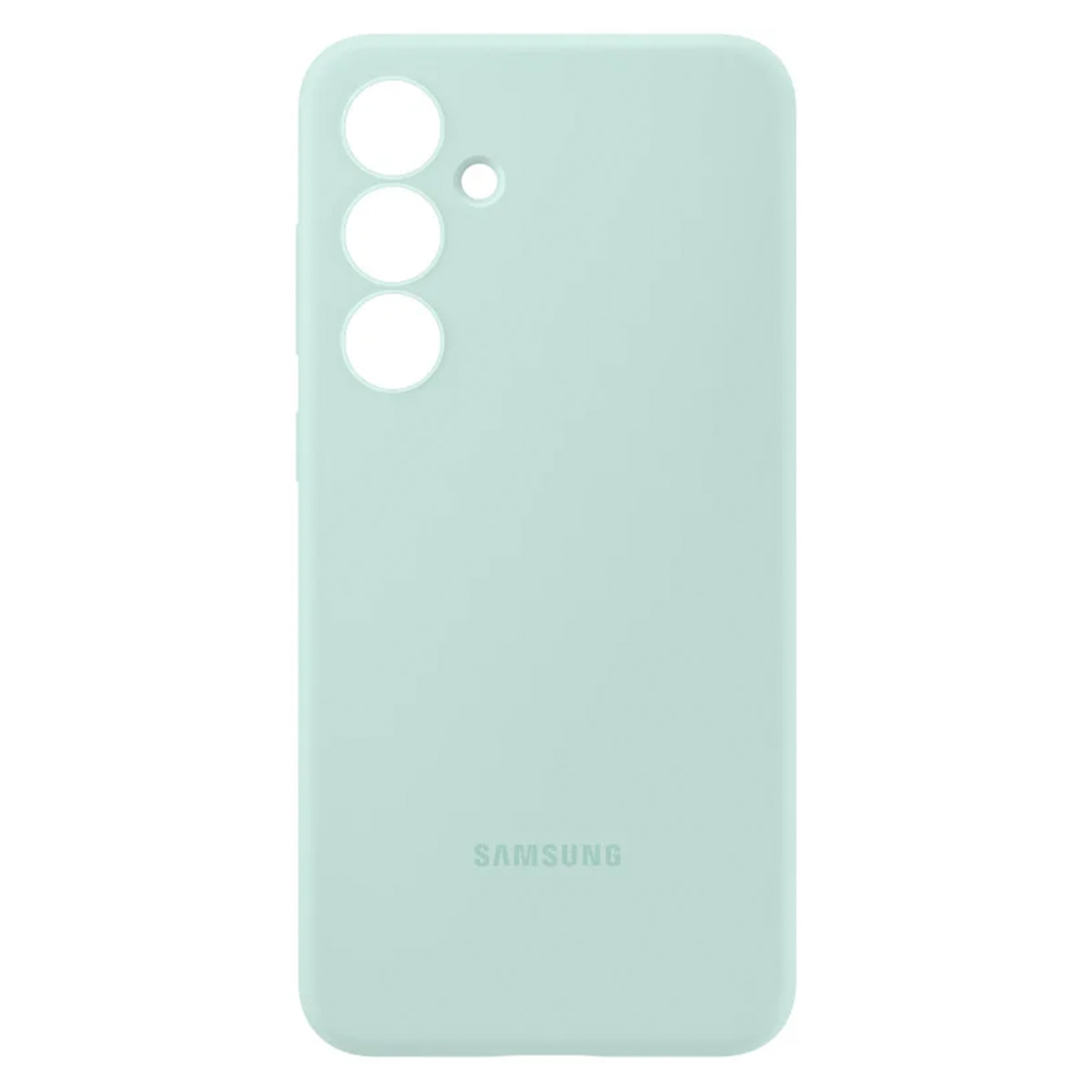 Originele Silicone Backcover Samsung Galaxy S24 FE - Mint - Afbeelding 4