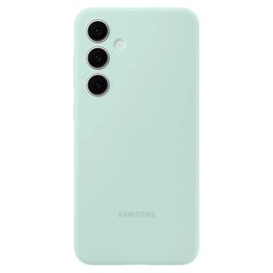 Originele Silicone Backcover Samsung Galaxy S24 FE - Mint
