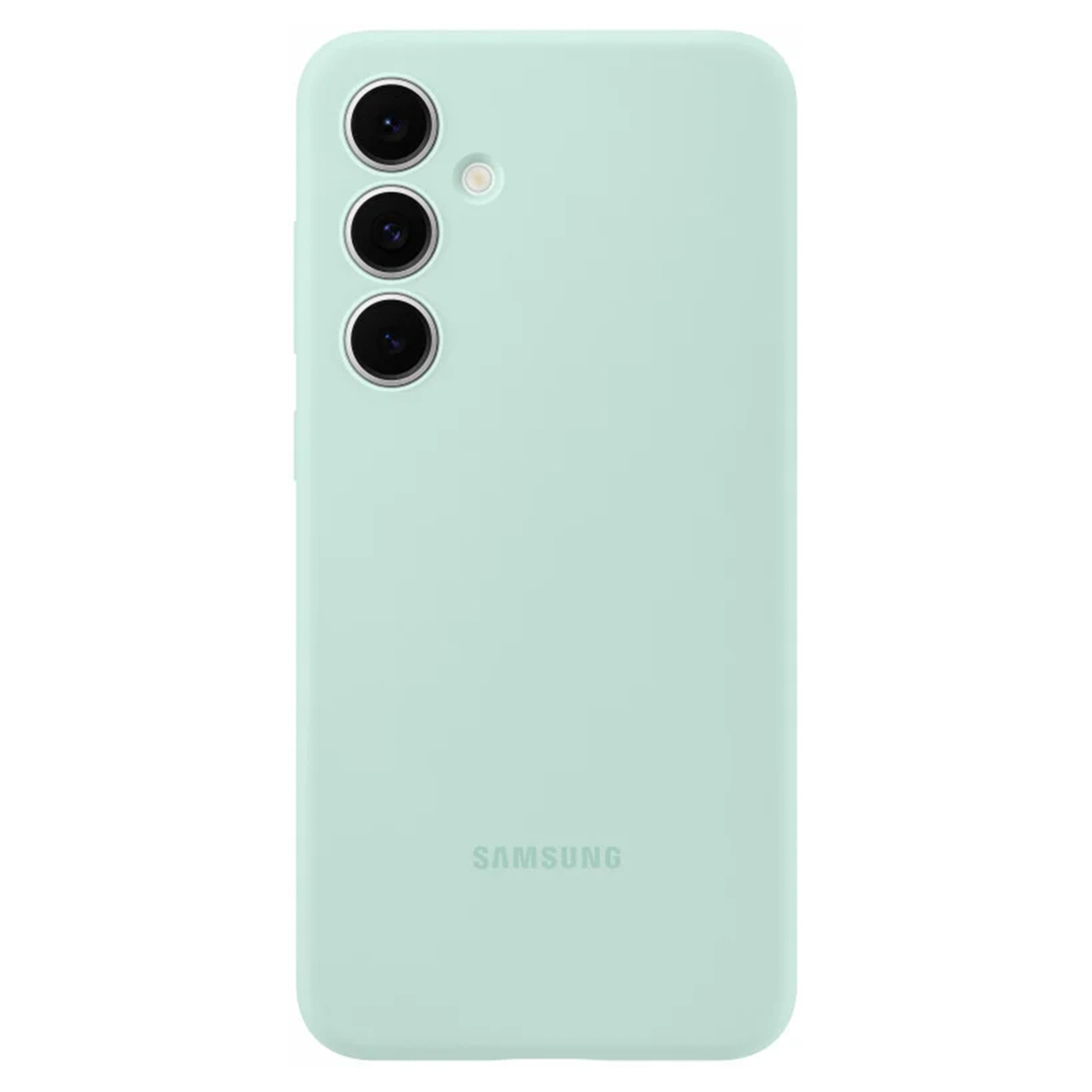 Originele Silicone Backcover Samsung Galaxy S24 FE - Mint