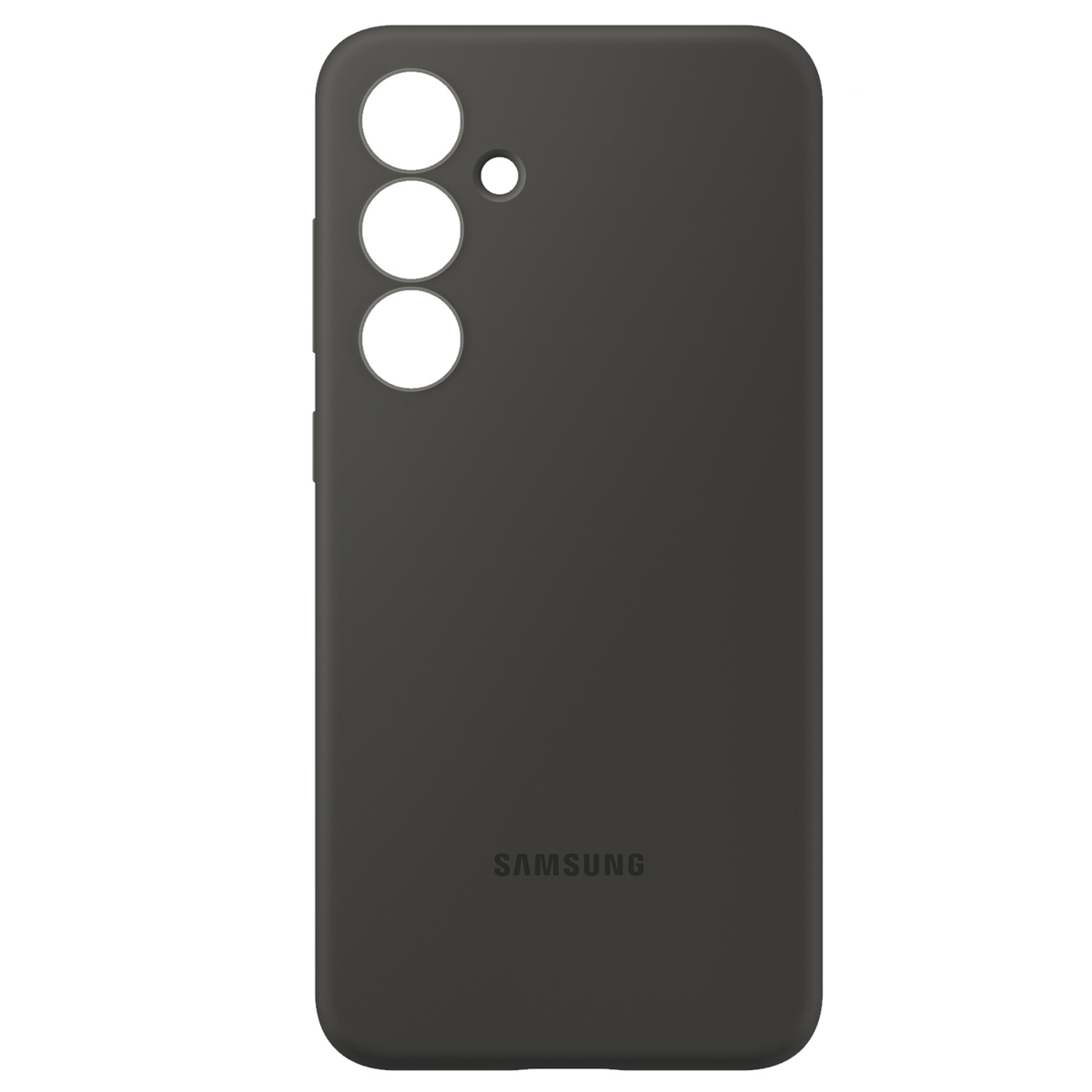 Originele Silicone Backcover Samsung Galaxy S24 FE - Zwart - Afbeelding 4