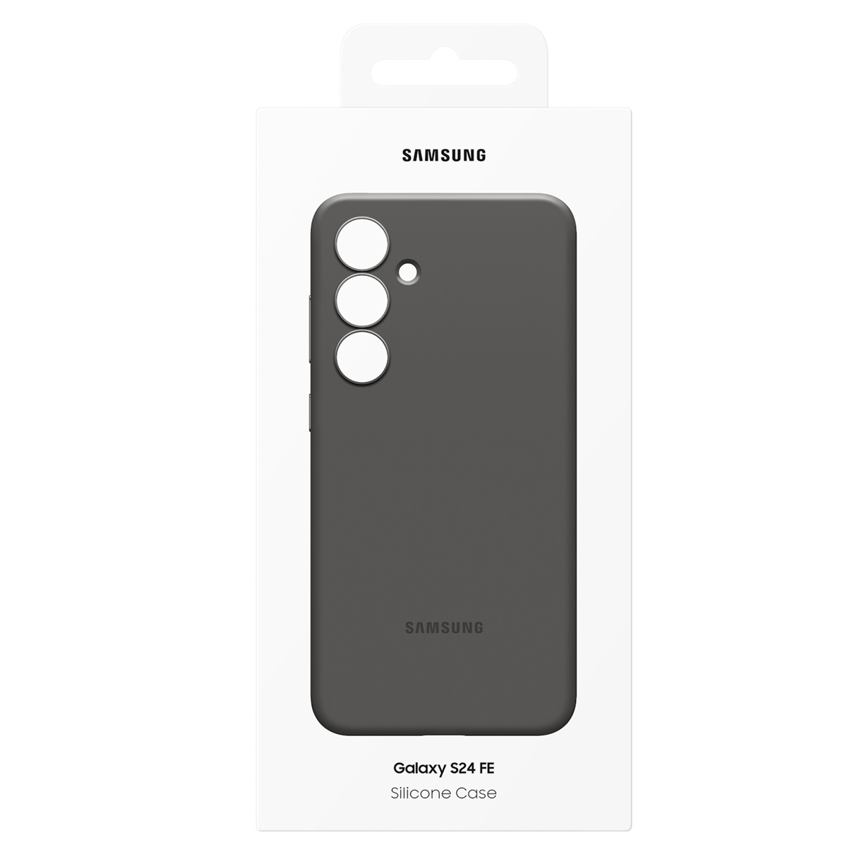 Originele Silicone Backcover Samsung Galaxy S24 FE - Zwart - Afbeelding 6
