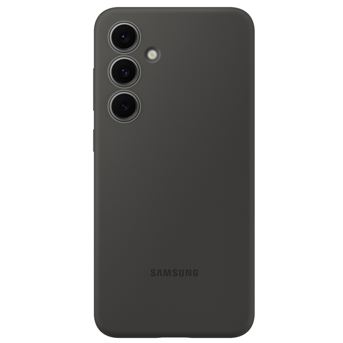 Originele Silicone Backcover Samsung Galaxy S24 FE – Zwart