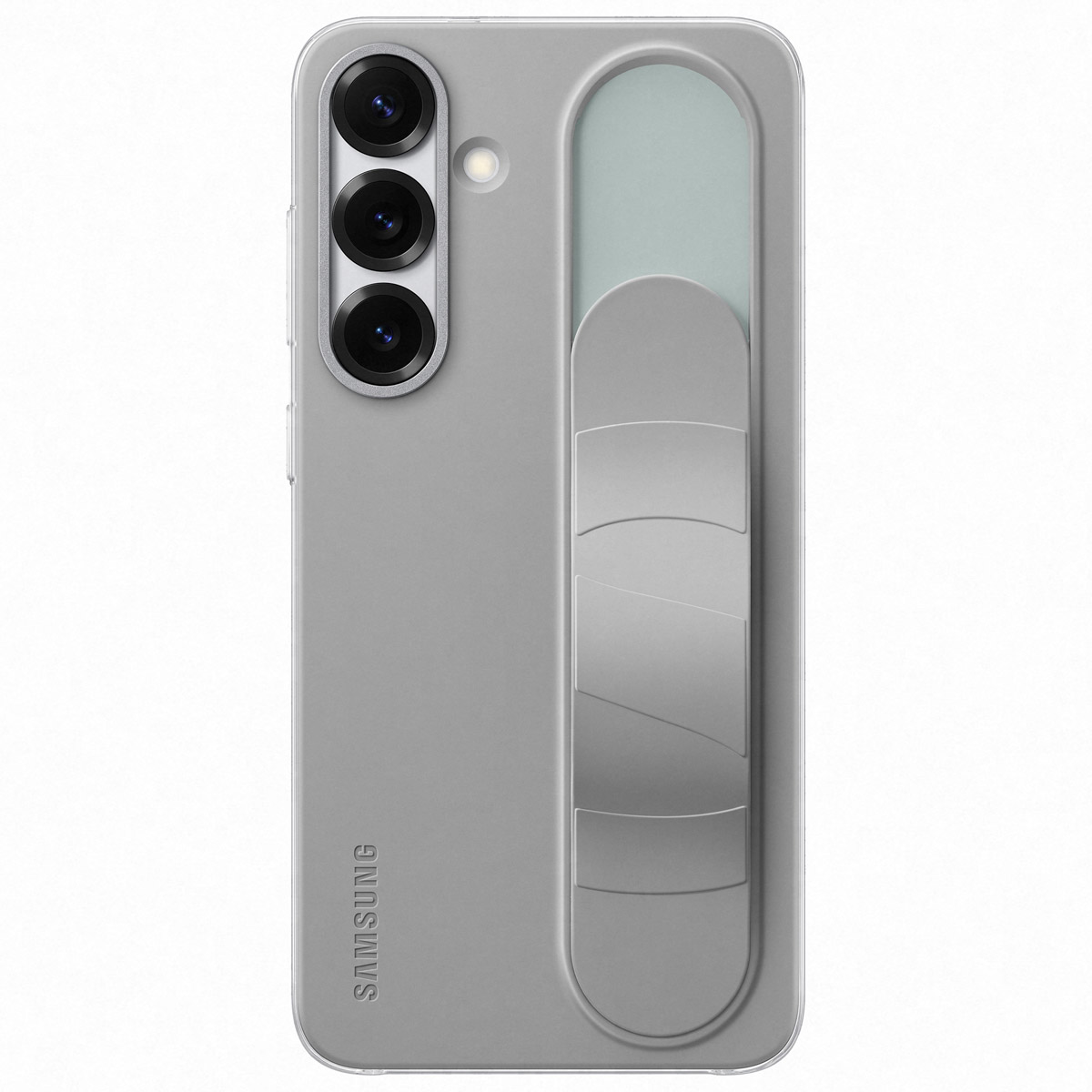 Originele Standing Grip Case Samsung Galaxy S25 Plus - Grijs - Afbeelding 4