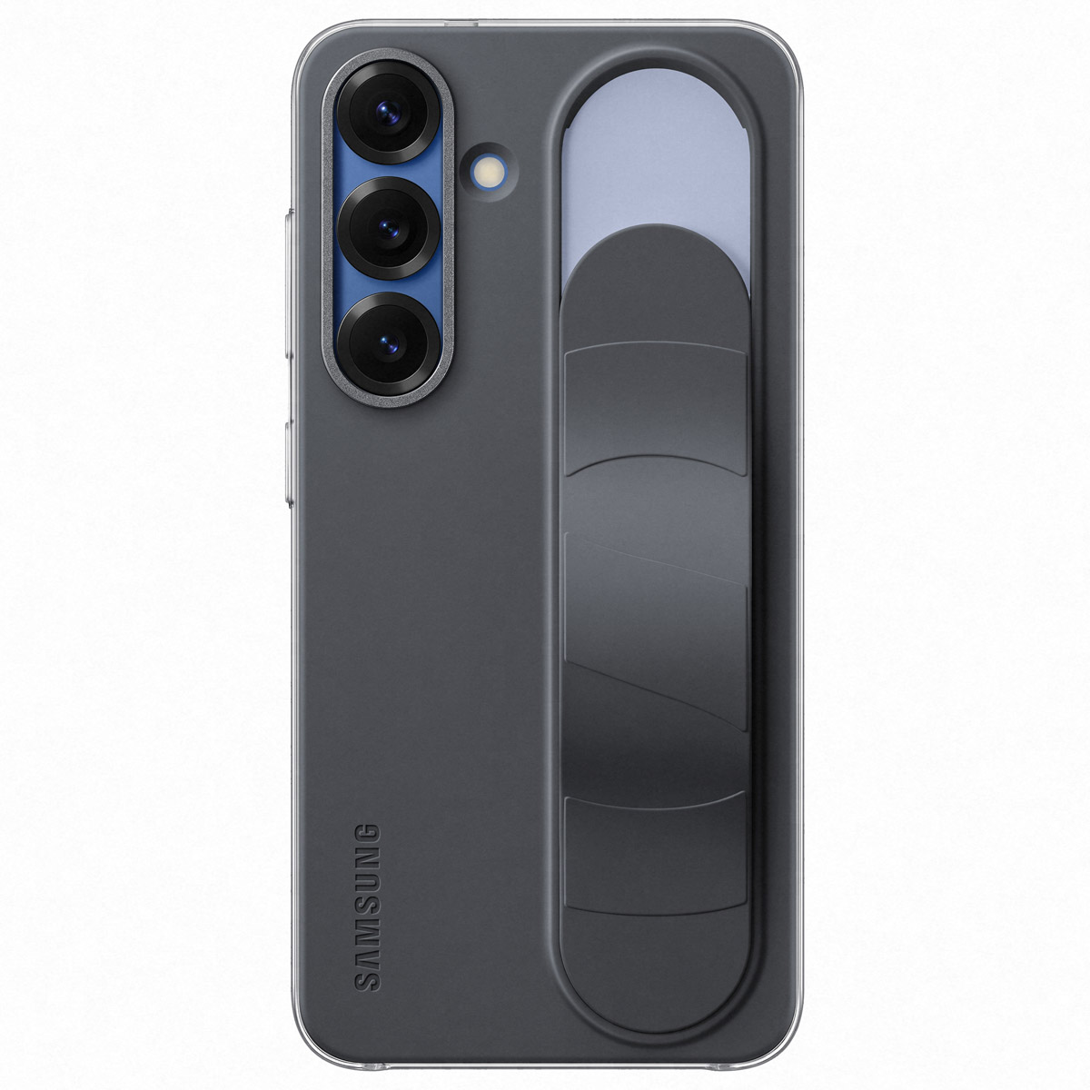 Originele Standing Grip Case Samsung Galaxy S25 - Zwart - Afbeelding 4