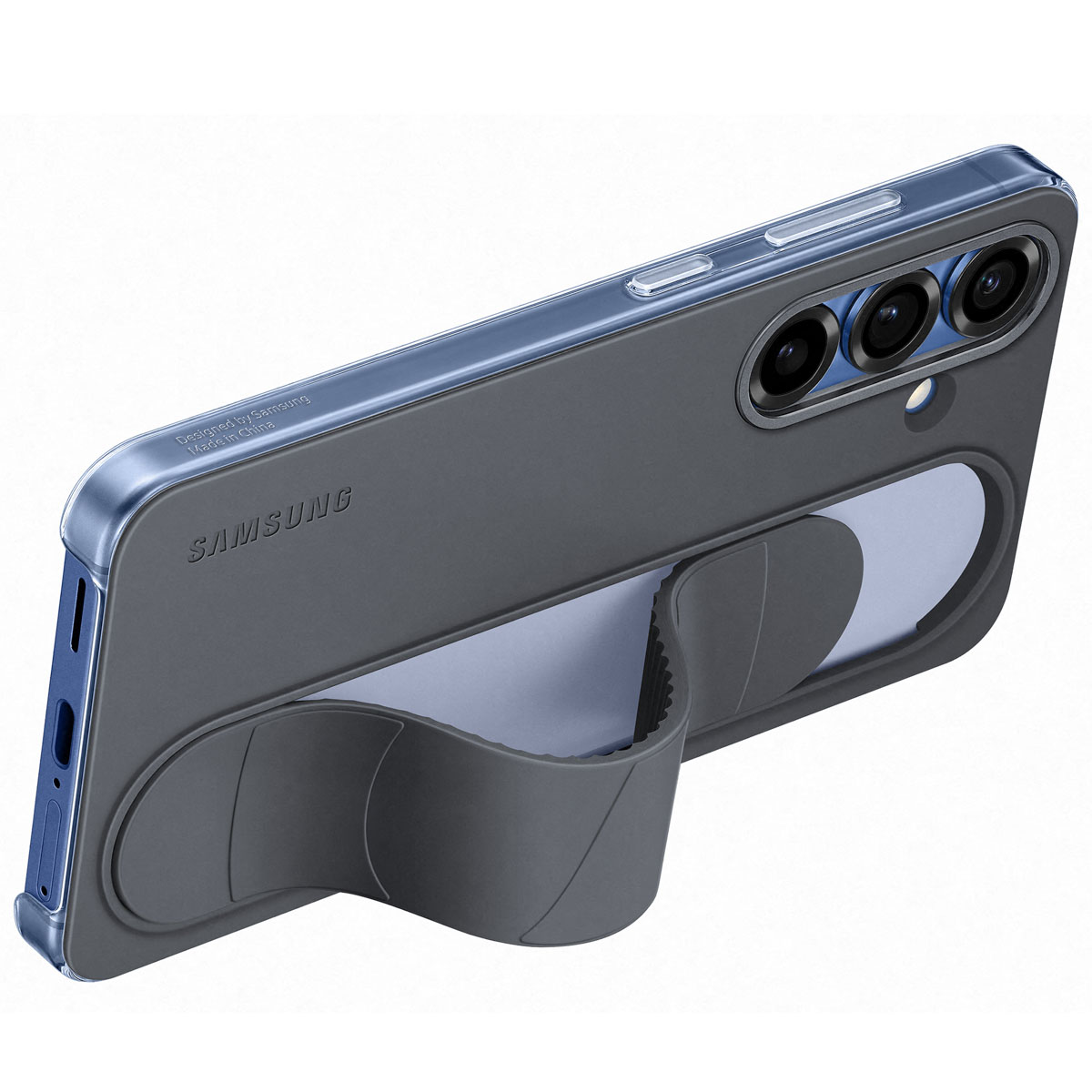Originele Standing Grip Case Samsung Galaxy S25 - Zwart - Afbeelding 2