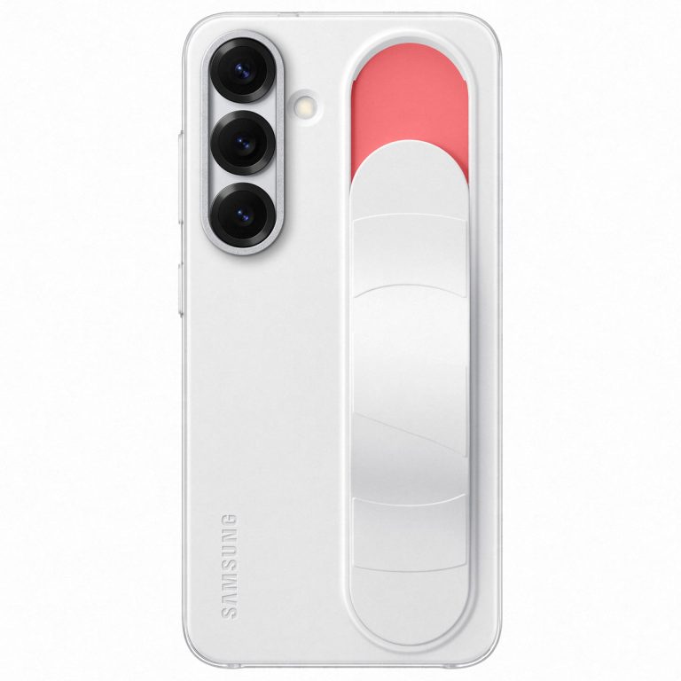 Originele Standing Grip Case Samsung Galaxy S25 - Wit - Afbeelding 3