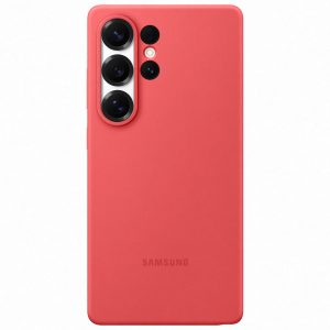 Originele Silicone Backcover Samsung Galaxy S25 Ultra - Rood