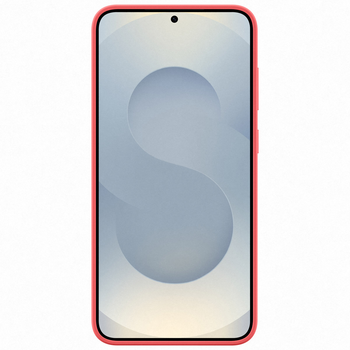 Originele Silicone Backcover Samsung Galaxy S25 Plus - Rood - Afbeelding 2