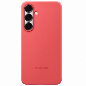 Originele Silicone Backcover Samsung Galaxy S25 Plus - Rood