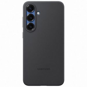 Originele Silicone Backcover Samsung Galaxy S25 Plus - Zwart