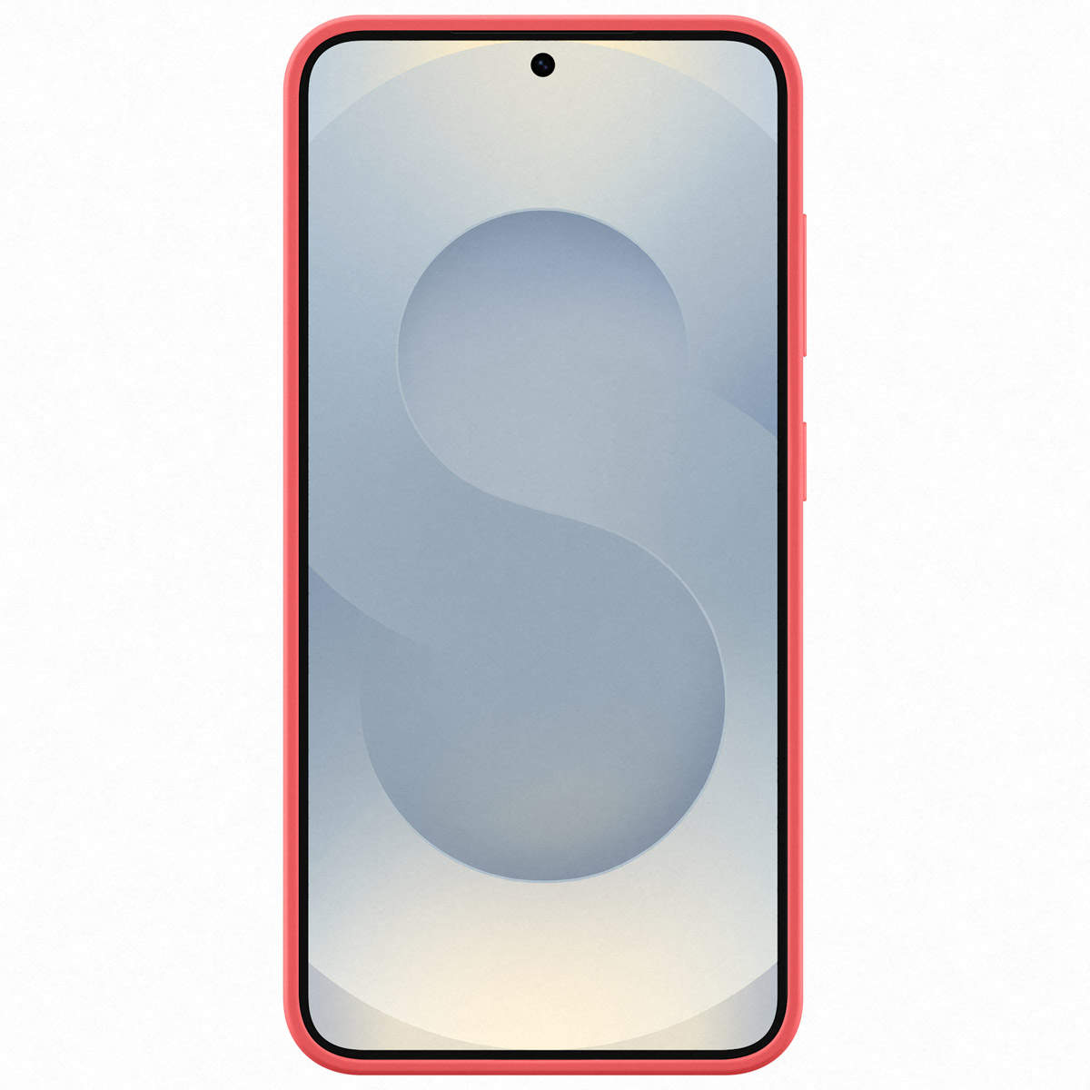 Originele Silicone Backcover Samsung Galaxy S25 - Rood - Afbeelding 2