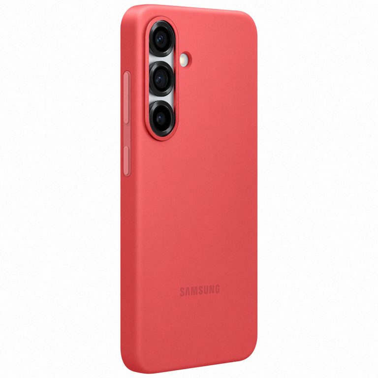 Originele Silicone Backcover Samsung Galaxy S25 - Rood - Afbeelding 2