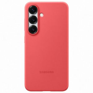 Originele Silicone Backcover Samsung Galaxy S25 - Rood