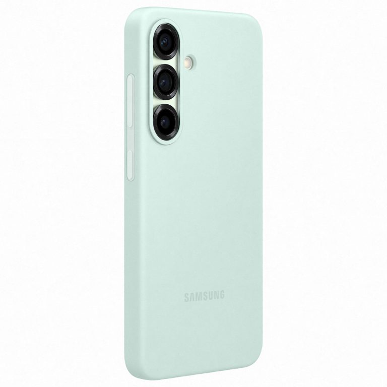 Originele Silicone Backcover Samsung Galaxy S25 - Mint - Afbeelding 2