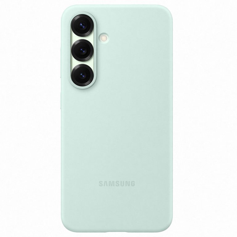 Originele Silicone Backcover Samsung Galaxy S25 - Mint