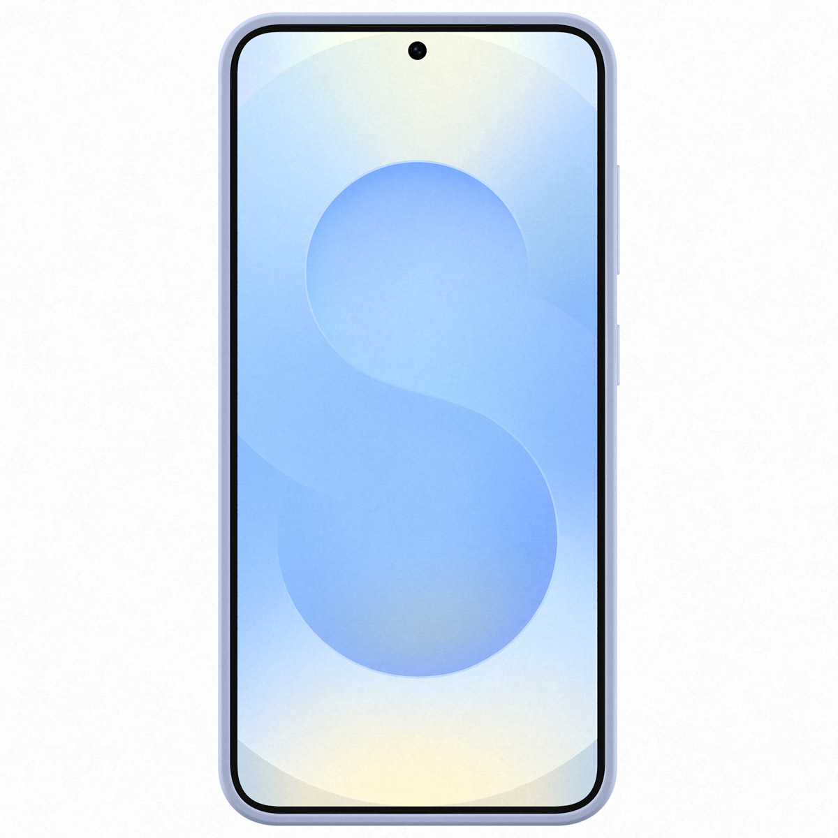 Originele Silicone Backcover Samsung Galaxy S25 - Lichtblauw - Afbeelding 2