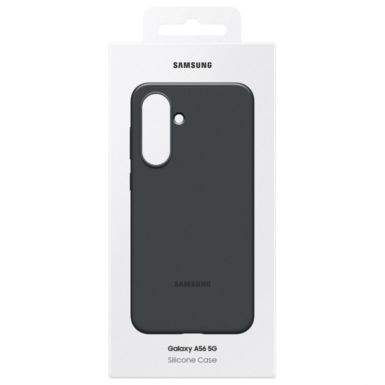Originele Silicone Backcover Samsung Galaxy A56 - Black - Afbeelding 2