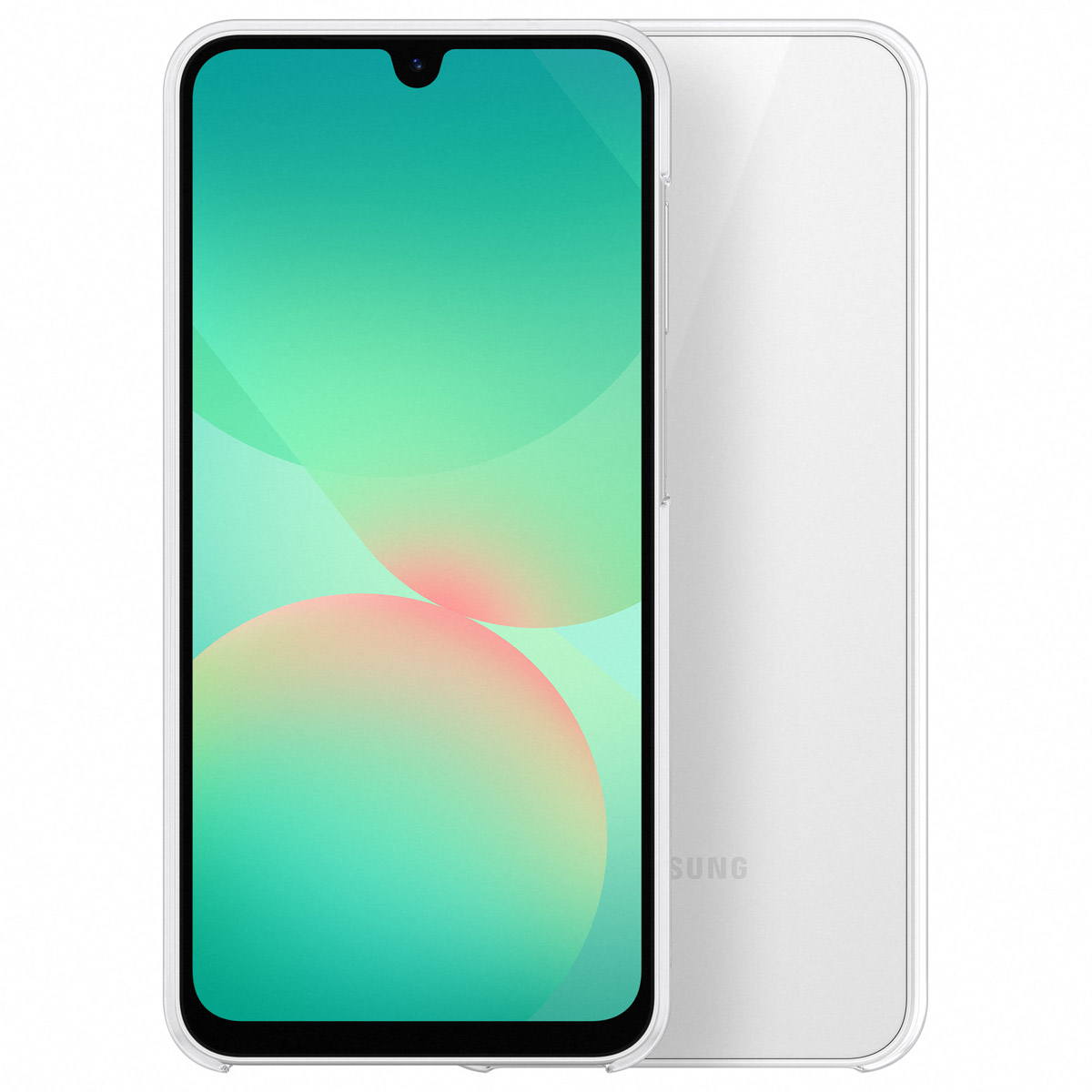 Originele Clear Hardcase Backcover Samsung Galaxy A26 - Clear - Afbeelding 3