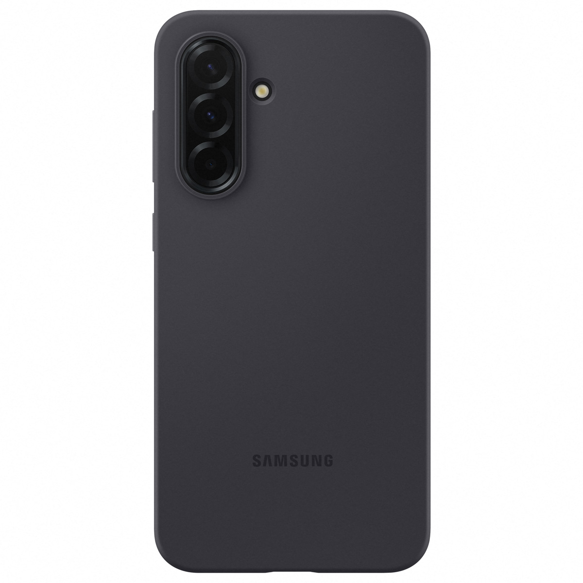 Originele Silicone Backcover Samsung Galaxy A36 - Zwart