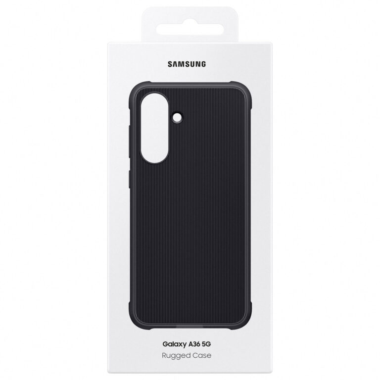 Originele Rugged Backcover Samsung Galaxy A36 - Black - Afbeelding 2