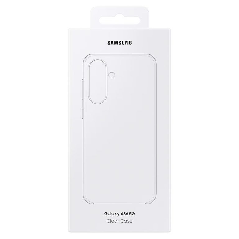 Originele Clear Hardcase Backcover Samsung Galaxy A36 - Clear - Afbeelding 2