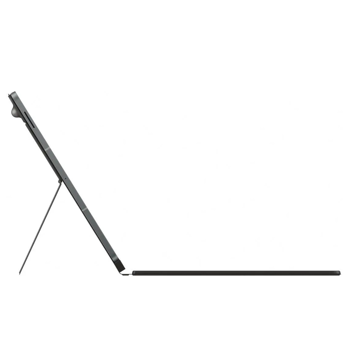 Originele Book Cover QWERTY Keyboard Samsung Galaxy Tab S10 FE Plus - Zwart - Afbeelding 5