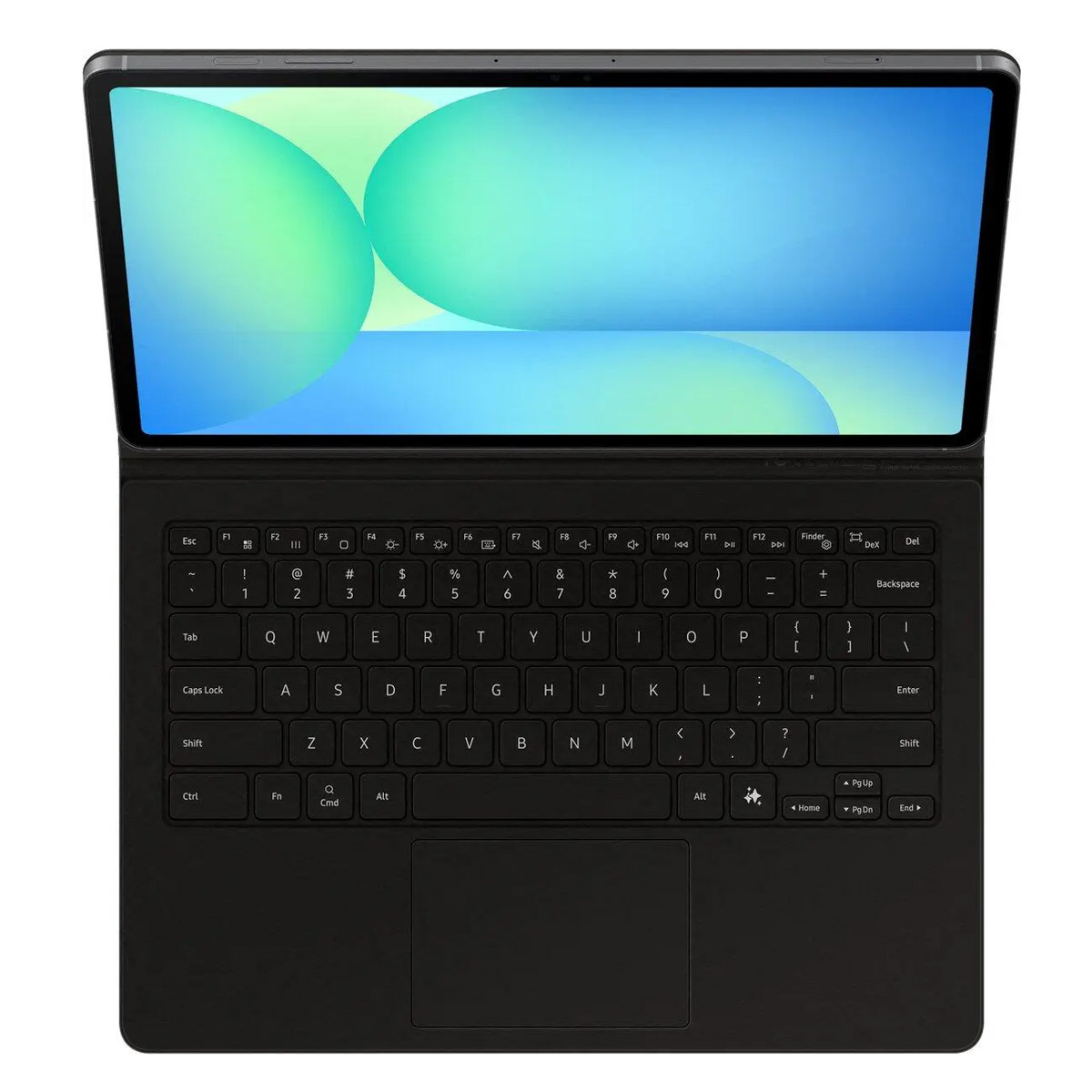 Originele Book Cover QWERTY Keyboard Samsung Galaxy Tab S10 FE Plus - Zwart - Afbeelding 8