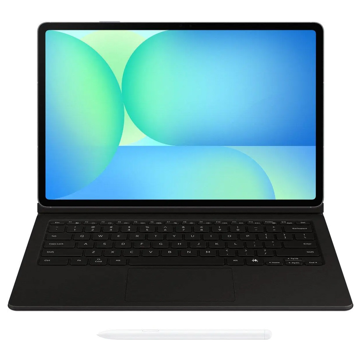 Originele Book Cover QWERTY Keyboard Samsung Galaxy Tab S10 FE Plus - Zwart - Afbeelding 10