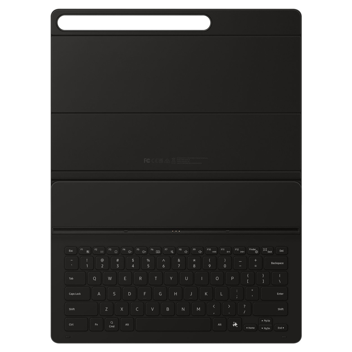 Originele Book Cover Keyboard Slim Samsung Galaxy Tab S10 FE Plus - Zwart - Afbeelding 5
