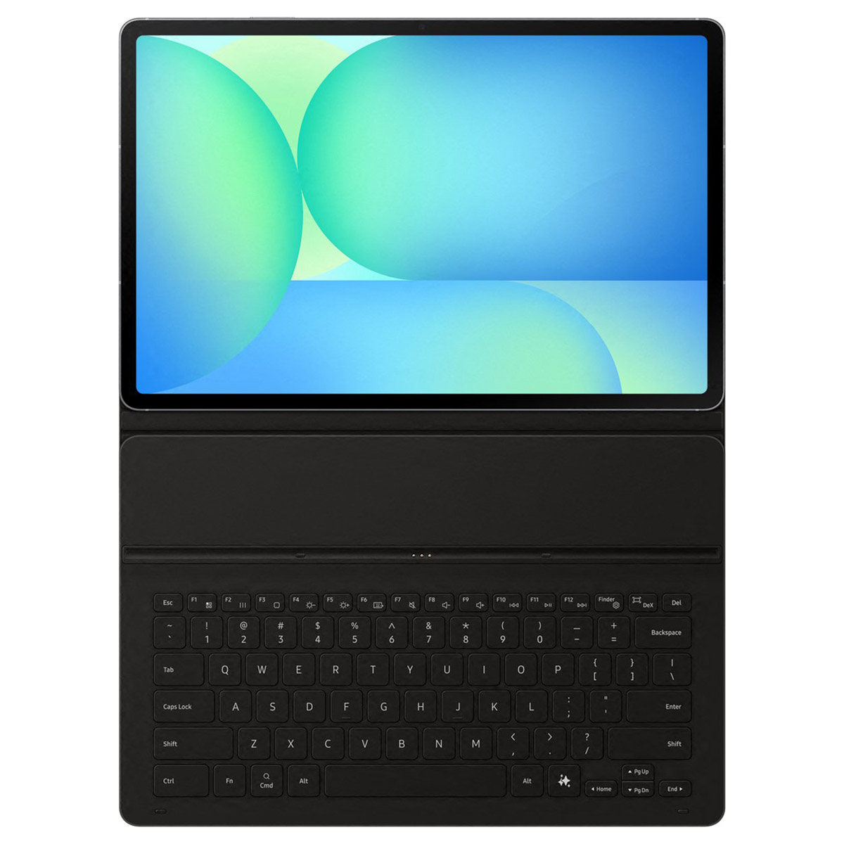 Originele Book Cover Keyboard Slim Samsung Galaxy Tab S10 FE Plus - Zwart - Afbeelding 6