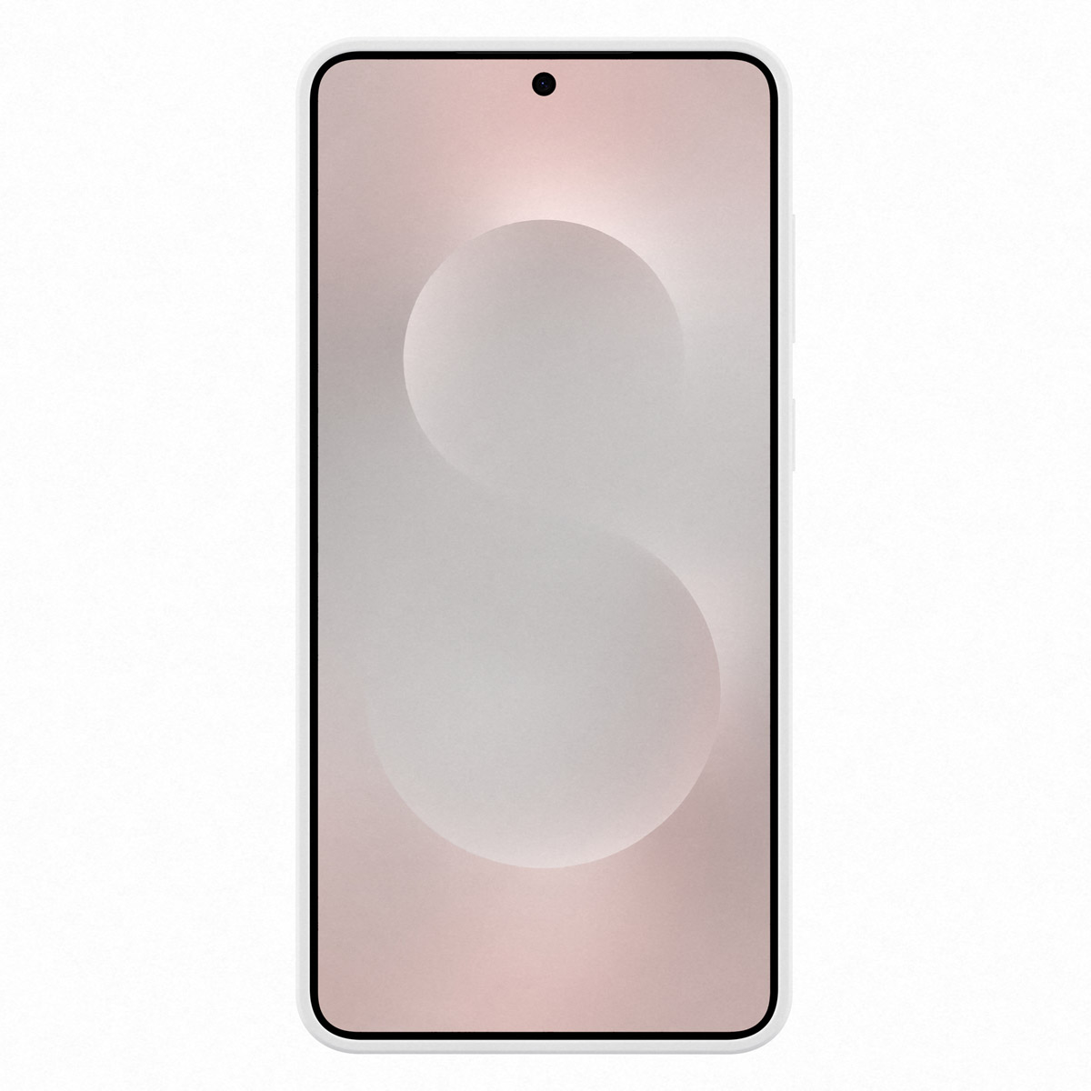 Originele Silicone Backcover Samsung Galaxy S25 Edge - Light Grey - Afbeelding 3