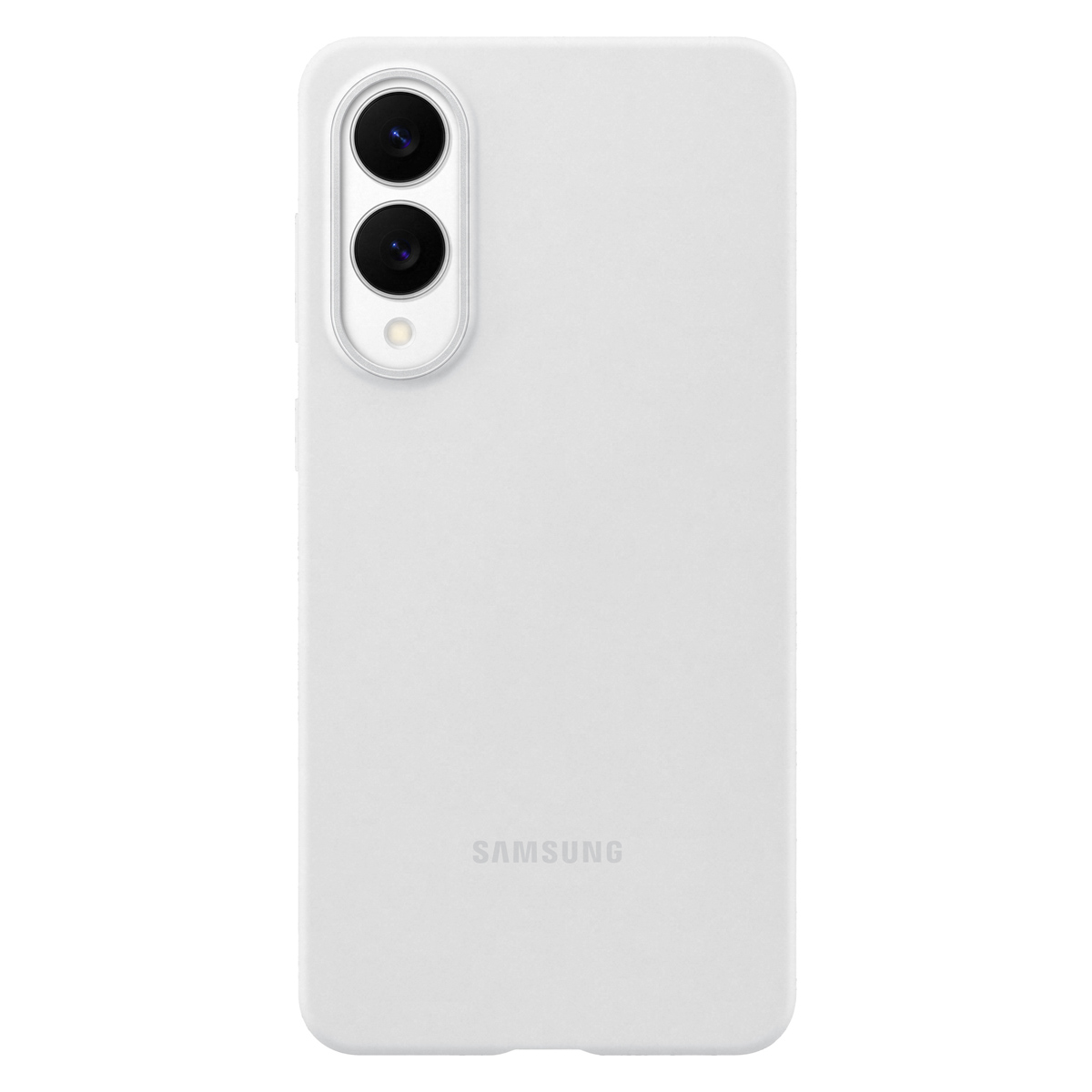 Originele Silicone Backcover Samsung Galaxy S25 Edge – Light Grey