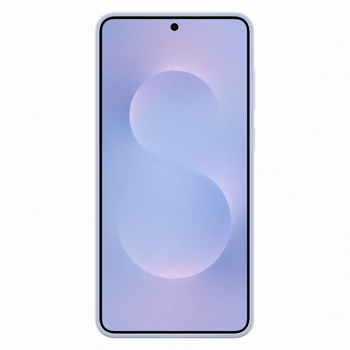 Originele Silicone Backcover Samsung Galaxy S25 Edge - Light Blue - Afbeelding 3