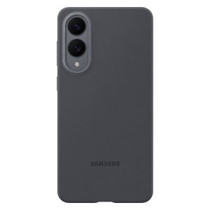 Originele Silicone Backcover Samsung Galaxy S25 Edge - Zwart