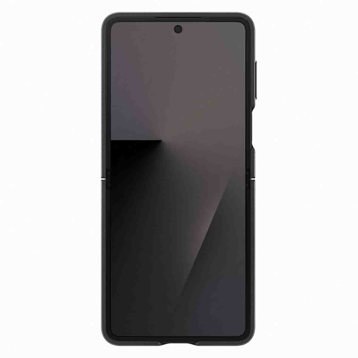 Originele KindSuit Vegan Leather Case Samsung Galaxy Z Flip 7 - Black - Afbeelding 4