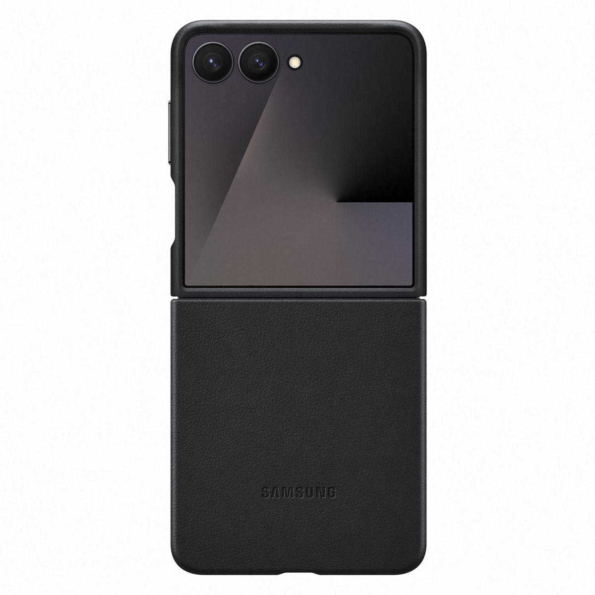 Originele KindSuit Vegan Leather Case Samsung Galaxy Z Flip 7 - Black - Afbeelding 2