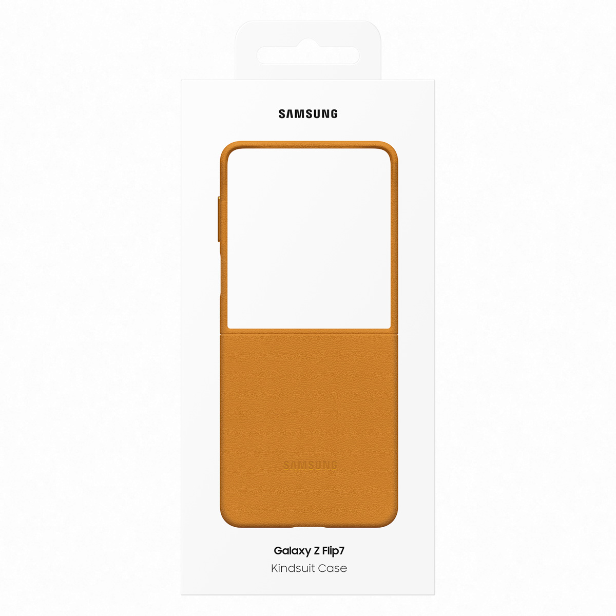 Originele KindSuit Vegan Leather Case Samsung Galaxy Z Flip 7 - Camel - Afbeelding 6