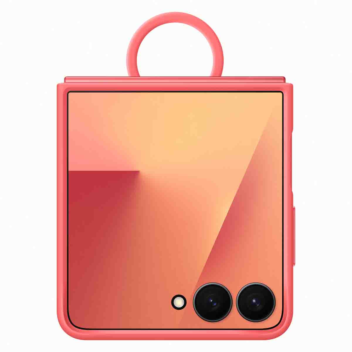 Originele Silicone Cover Ring Samsung Galaxy Z Flip 7 - Red - Afbeelding 3