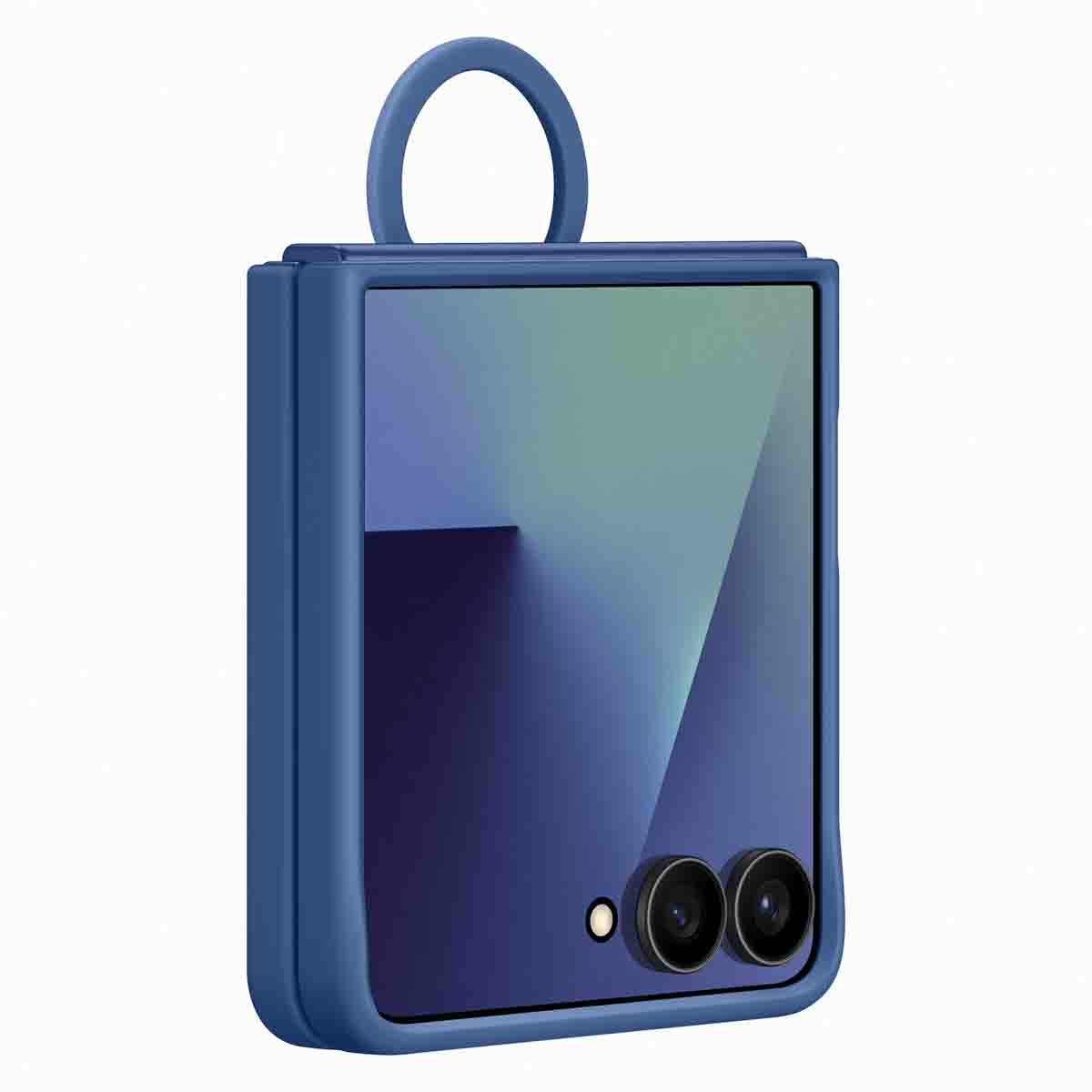 Originele Silicone Cover Ring Samsung Galaxy Z Flip 7 - Blue - Afbeelding 6